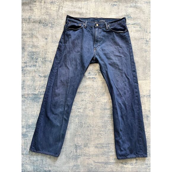 Ralph Lauren Dark Blue Straight Leg Jeans Men's 36 x 32 - Picture 1 of 7